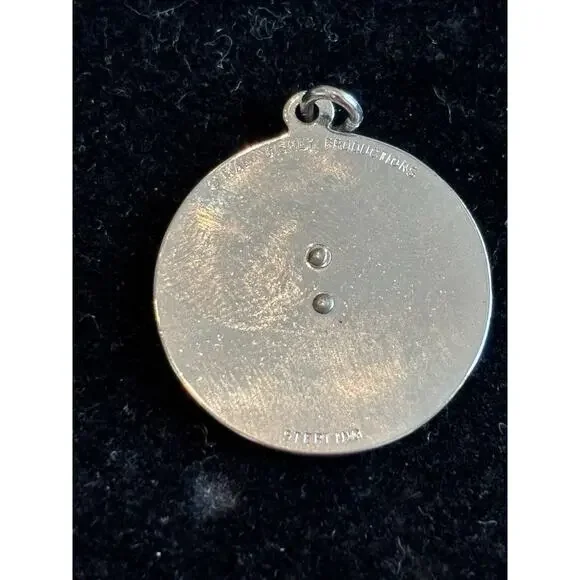 Vtg 1970s Walt Disney World WDW Florida Mickey Mouse Sterling Silver Charm 925 - Picture 3 of 4